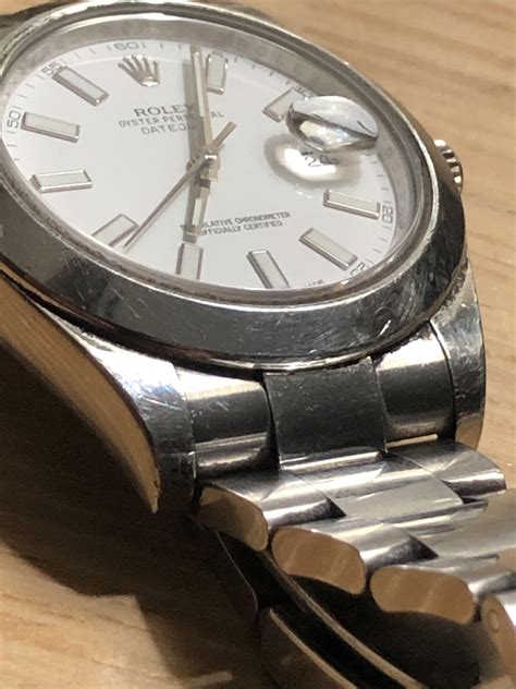 rolex polish before after|rolex not polishing.